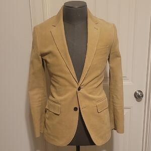 Club Monaco Light Tan Corduroy Suit